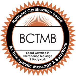 Seal of the Board Certified in Therapeutic Massage & Bodywork.