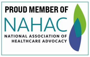 Logo of NAHAC, a healthcare advocacy association.